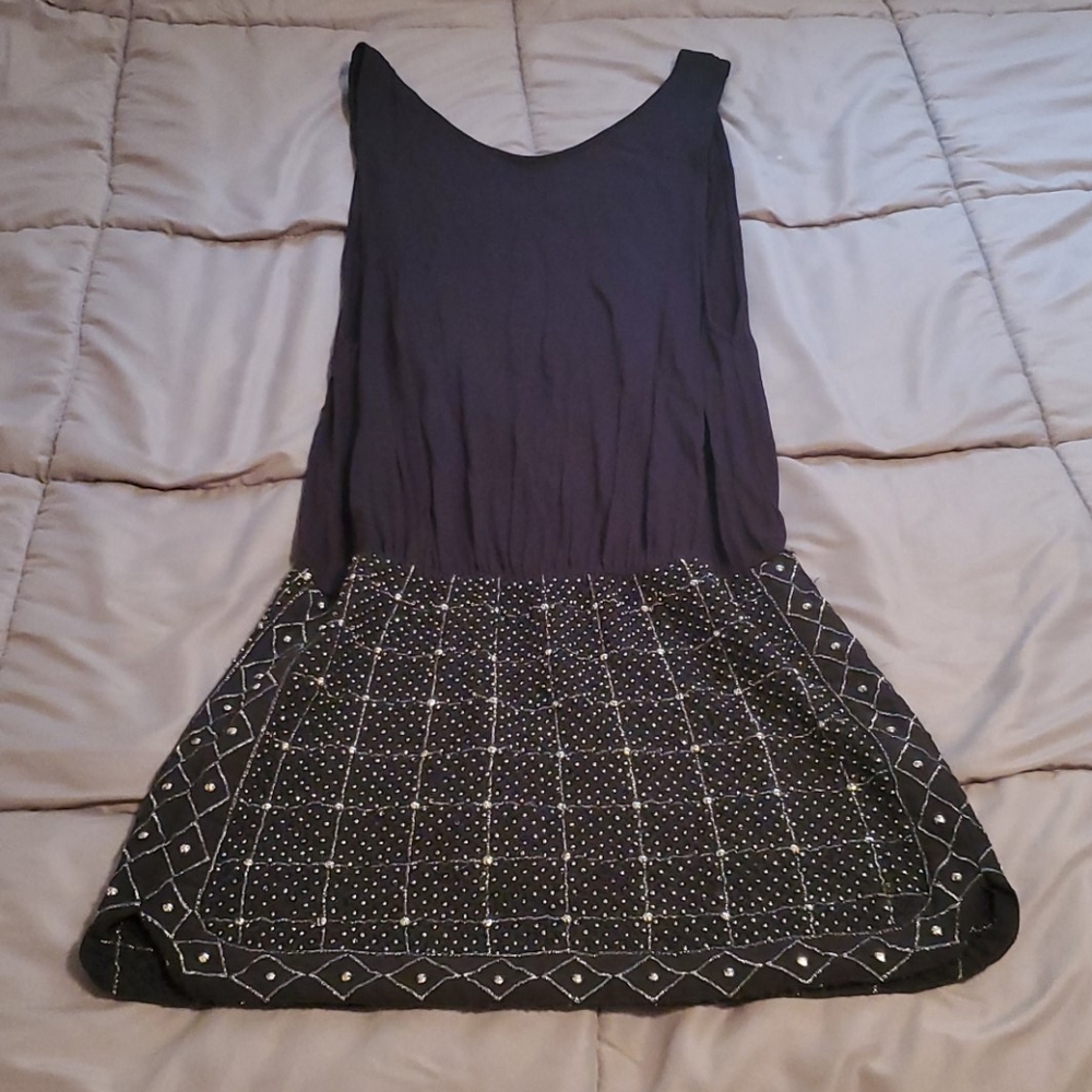 H&M Backless Beaded Dress